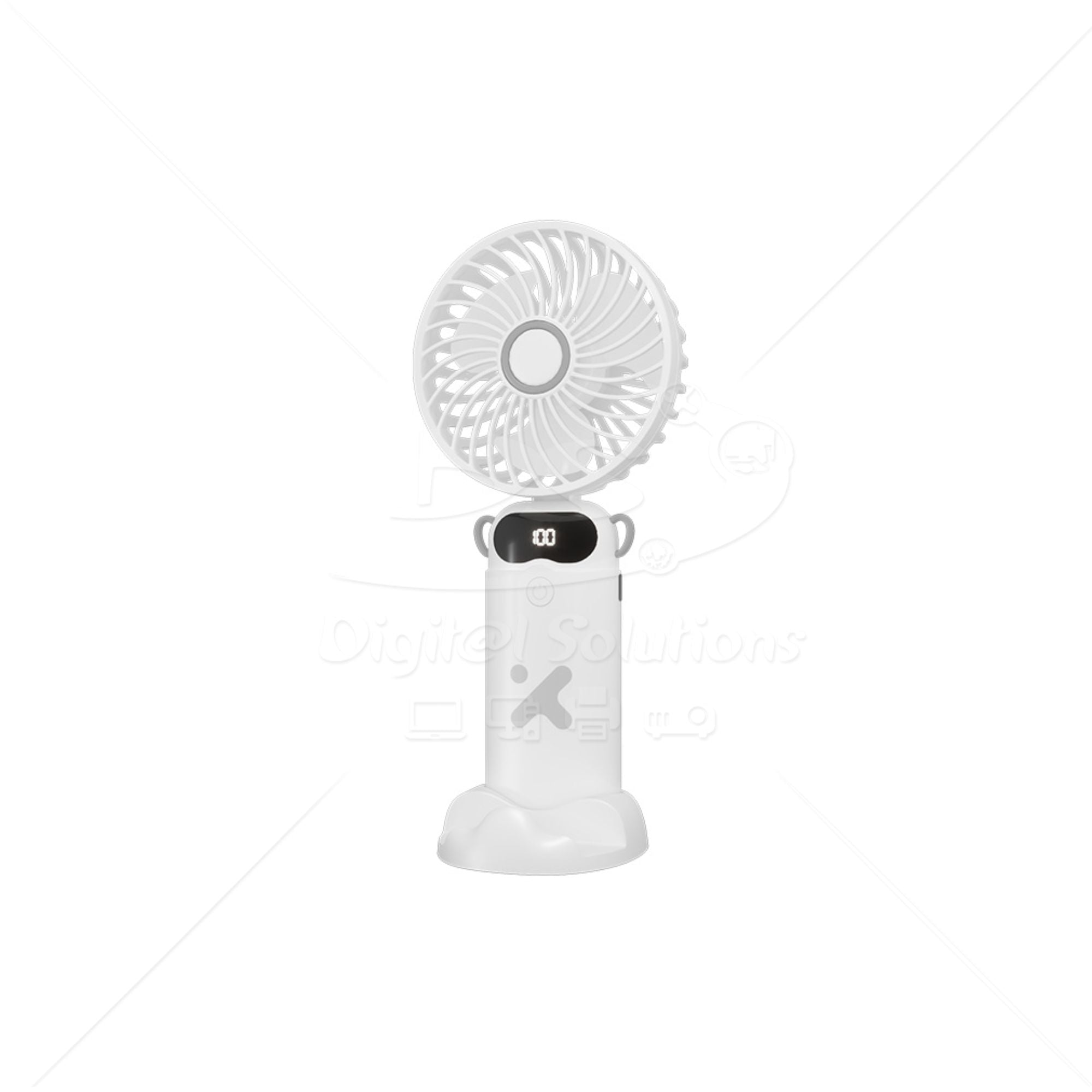 Mini Ventilador Xtech Recargable XTA-900 color Blanco
