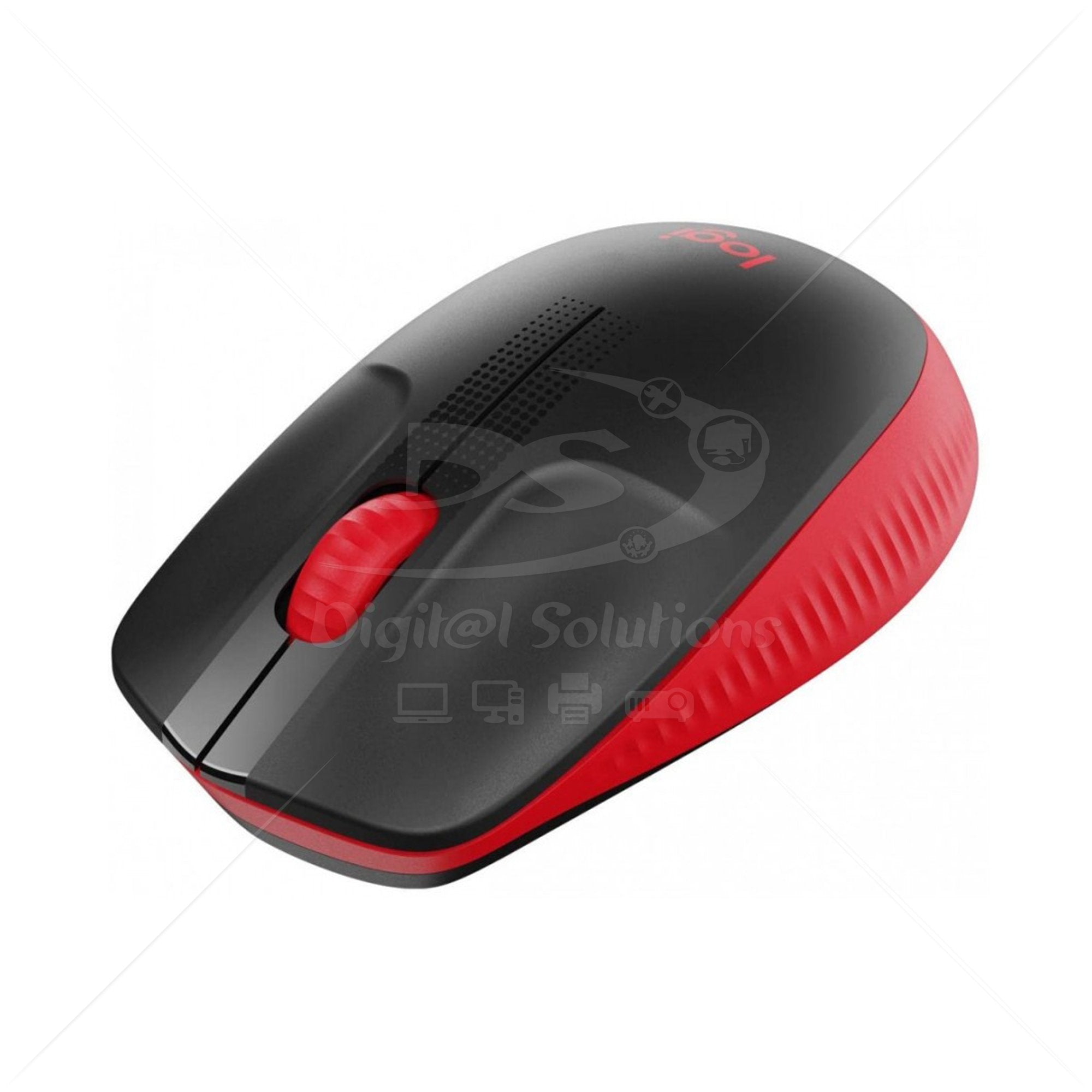 Mouse Logitech M190 Gry/Rd