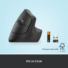 Mouse ergonómico vertical Logitech Lift