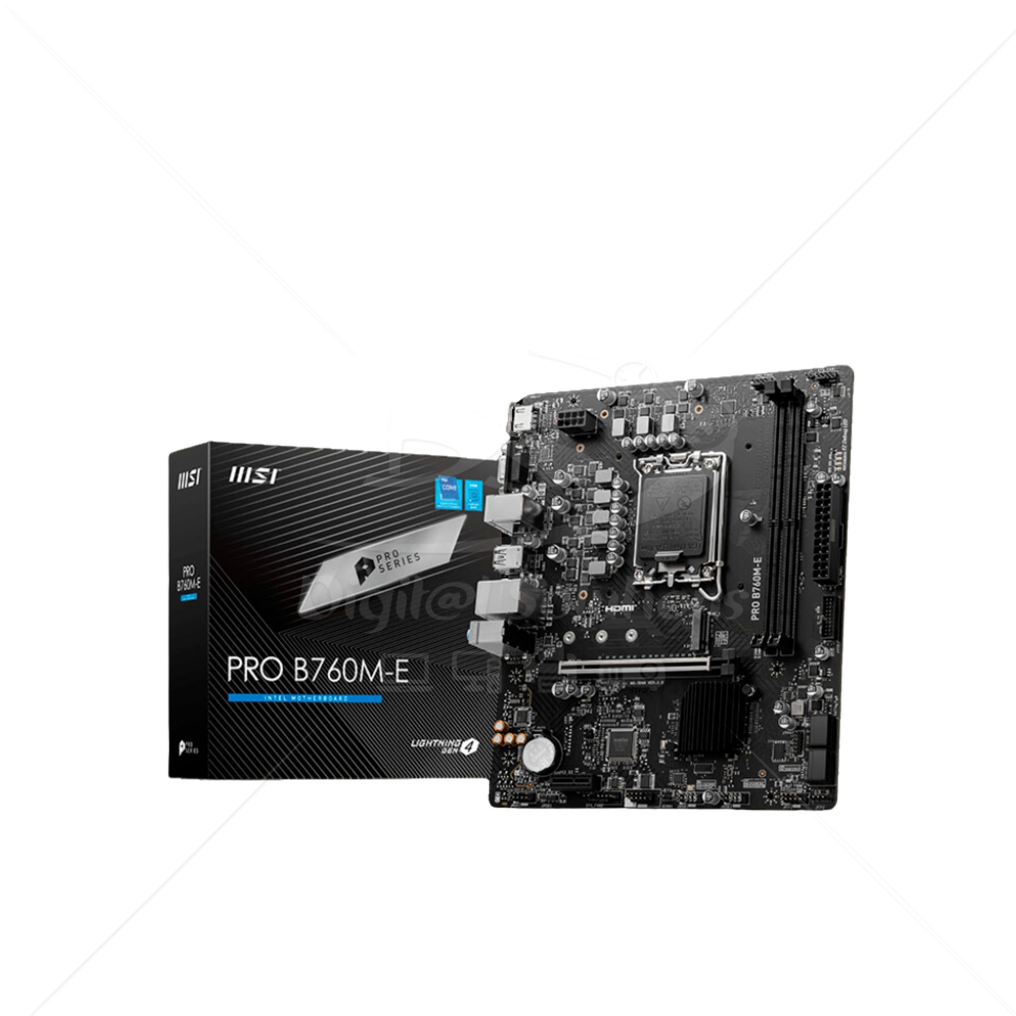 Mtb Msi PRO B760M-E Micro ATX - DDR5 LGA1700