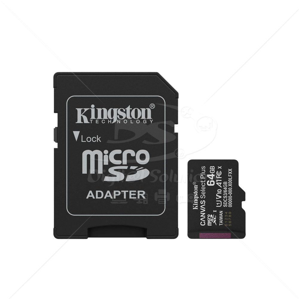 Memoria microSD 64GB KINGSTON SDCS3 C10