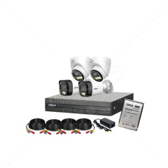 Kit Dahua Essential 4 Cámaras Audio Doble Vía 2MP (1080P)