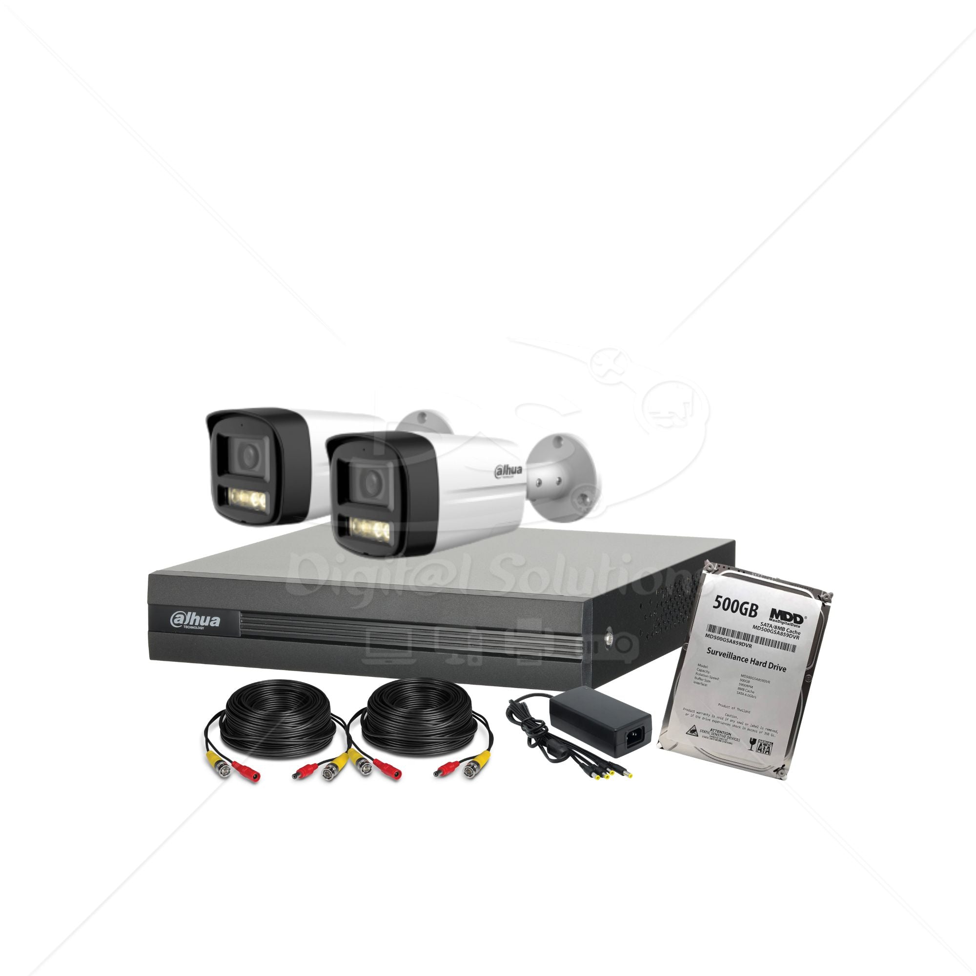 Kit Dahua Standard 2 Cámaras Audio Doble Vía 5MP (3K)