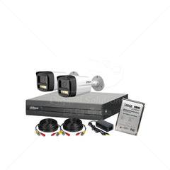 Kit Dahua Standard 2 Cámaras Audio Doble Vía 5MP (3K)