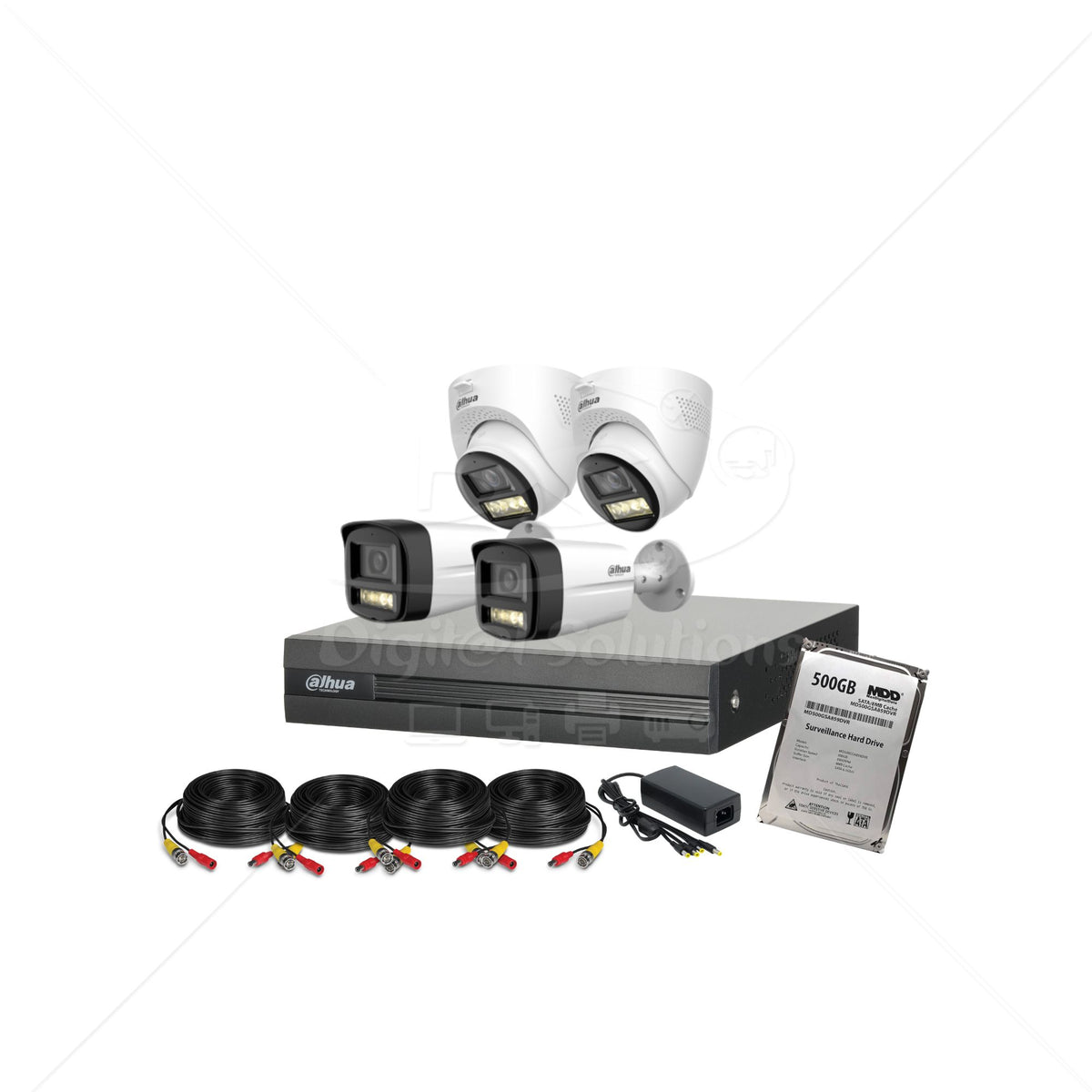 Kit Dahua Standard 4 Cámaras Audio Doble Vía 5MP (3K)