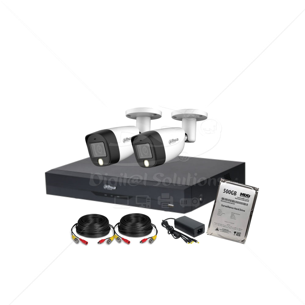 Kit Dahua Premium 2 Cámaras con Micrófono 8MP (4K)