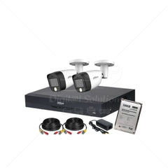 Kit Dahua Premium 2 Cámaras con Micrófono 8MP (4K)