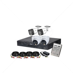 Kit Dahua Premium 4 Cámaras con Micrófono 8MP (4K)