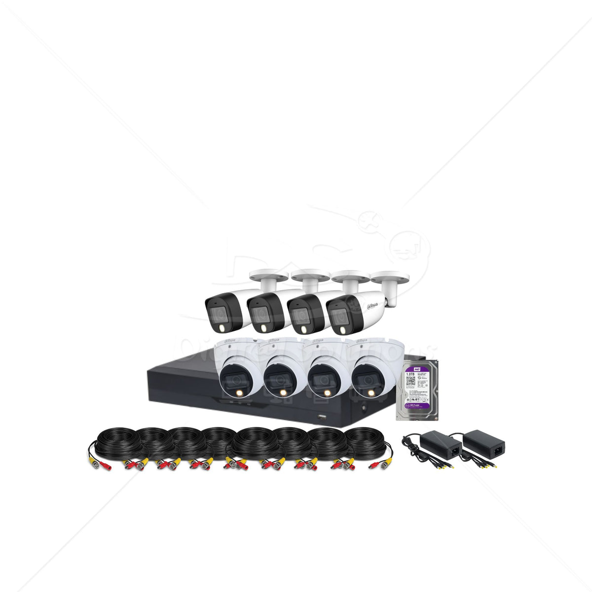 Kit Dahua Premium 8 Cámaras con Micrófono 8MP (4K)