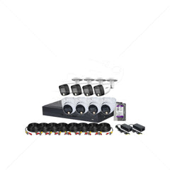 Kit Dahua Premium 8 Cámaras con Micrófono 8MP (4K)