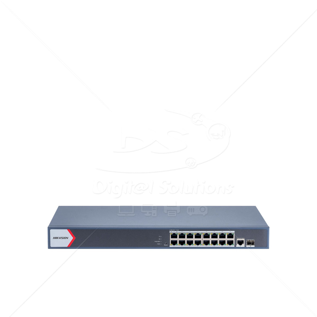 Switch 16P GE ADM POE 230W HIKVISION DS-3E1518P-EI