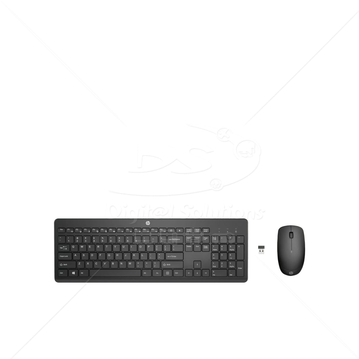 Teclado y Mouse Wireless HP 230 color Negro 18H24AA