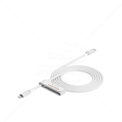 Cable Usb C LIGHTNING MOPHIE ESSENTIALS 409912194 de Tela color Blanco de 1 Metro