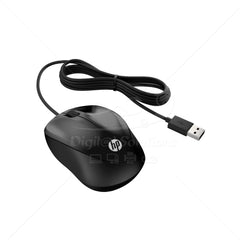 Mouse HP USB 1000 4QM14AA color Negro
