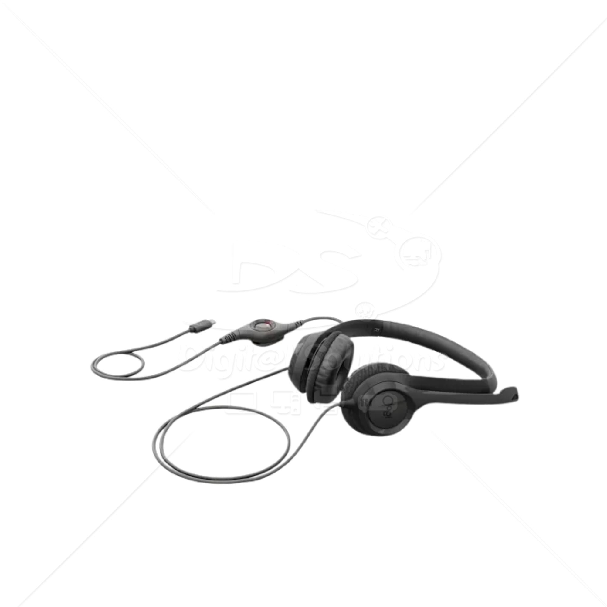 Audífonos con micrófono y cable H390 de Logitech tipo C