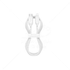 Cable Usb C LIGHTNING MOPHIE ESSENTIALS 409912194 de Tela color Blanco de 1 Metro
