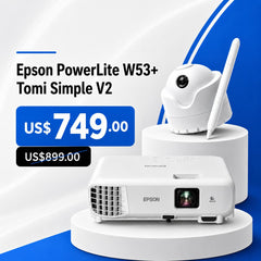 Proyector Epson PowerLite W53+ y Tomi Simple V2