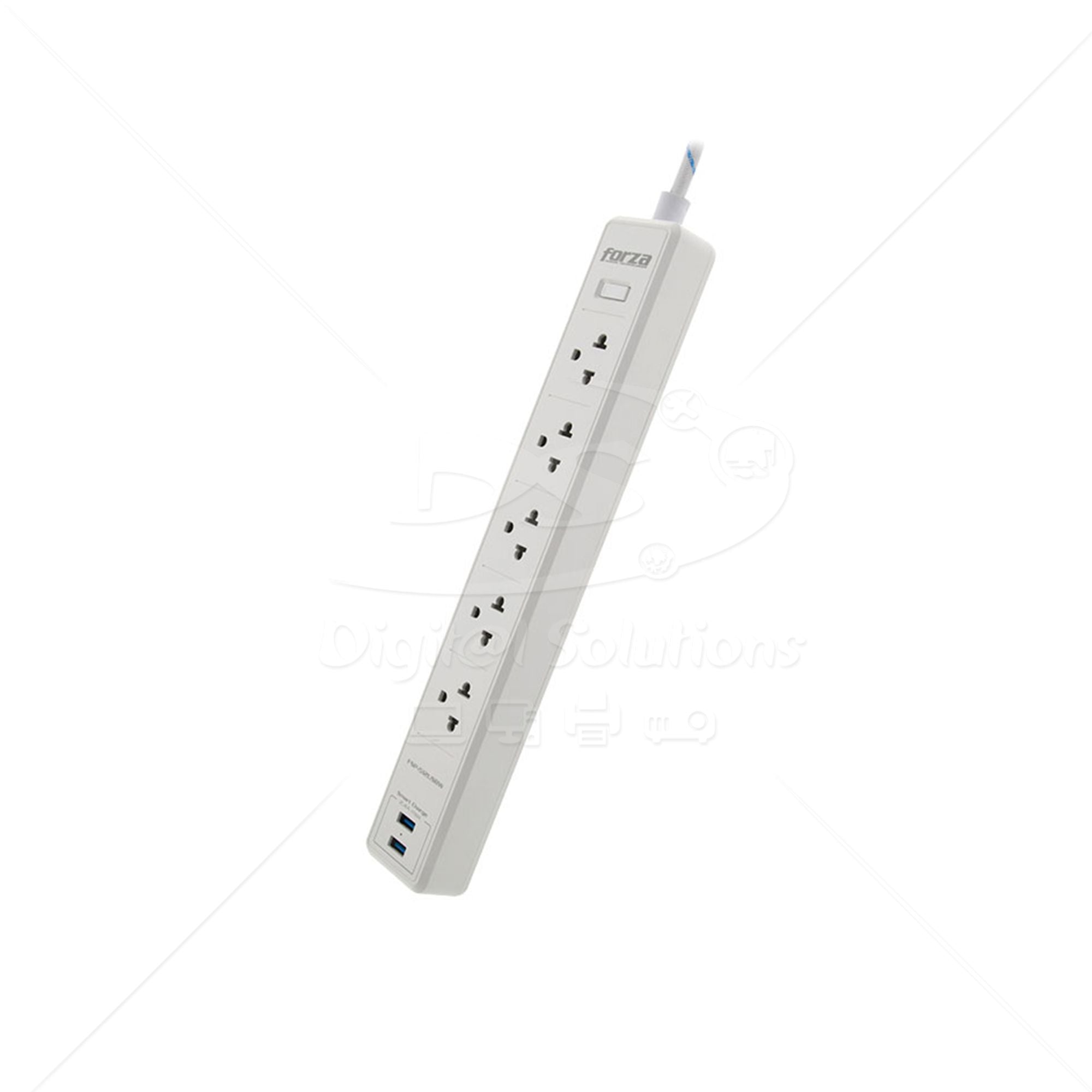 Regleta Forza FSP-512USBW 5 Sal+ 2 USB