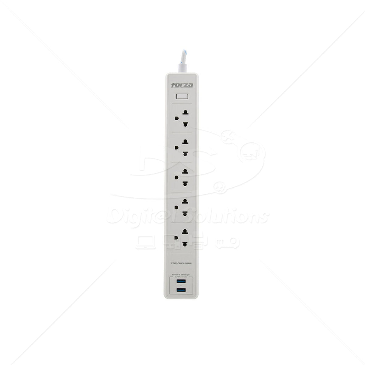 Regleta Forza FSP-512USBW 5 Sal+ 2 USB