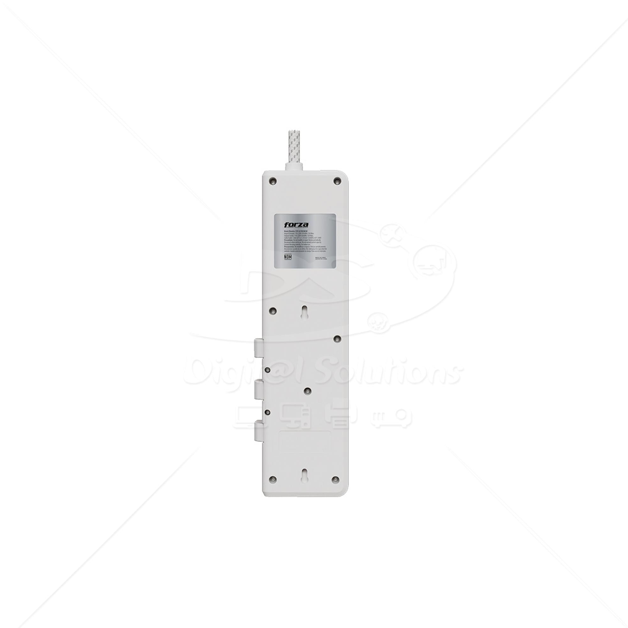 Regleta Forza FSP-821RUSBCW 8 Sal+3 USB