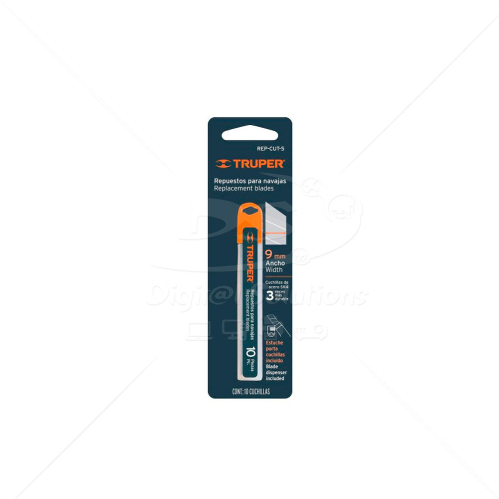 Repuesto Truper Rep-Cut-5 P/Cuchilla 10pz