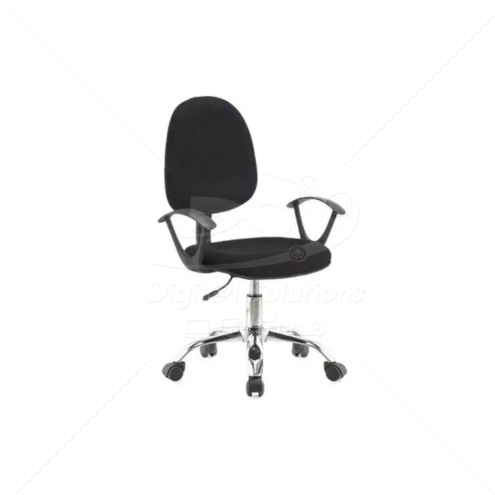 SILLA SECRETARIAL BASE METAL C-602 BK