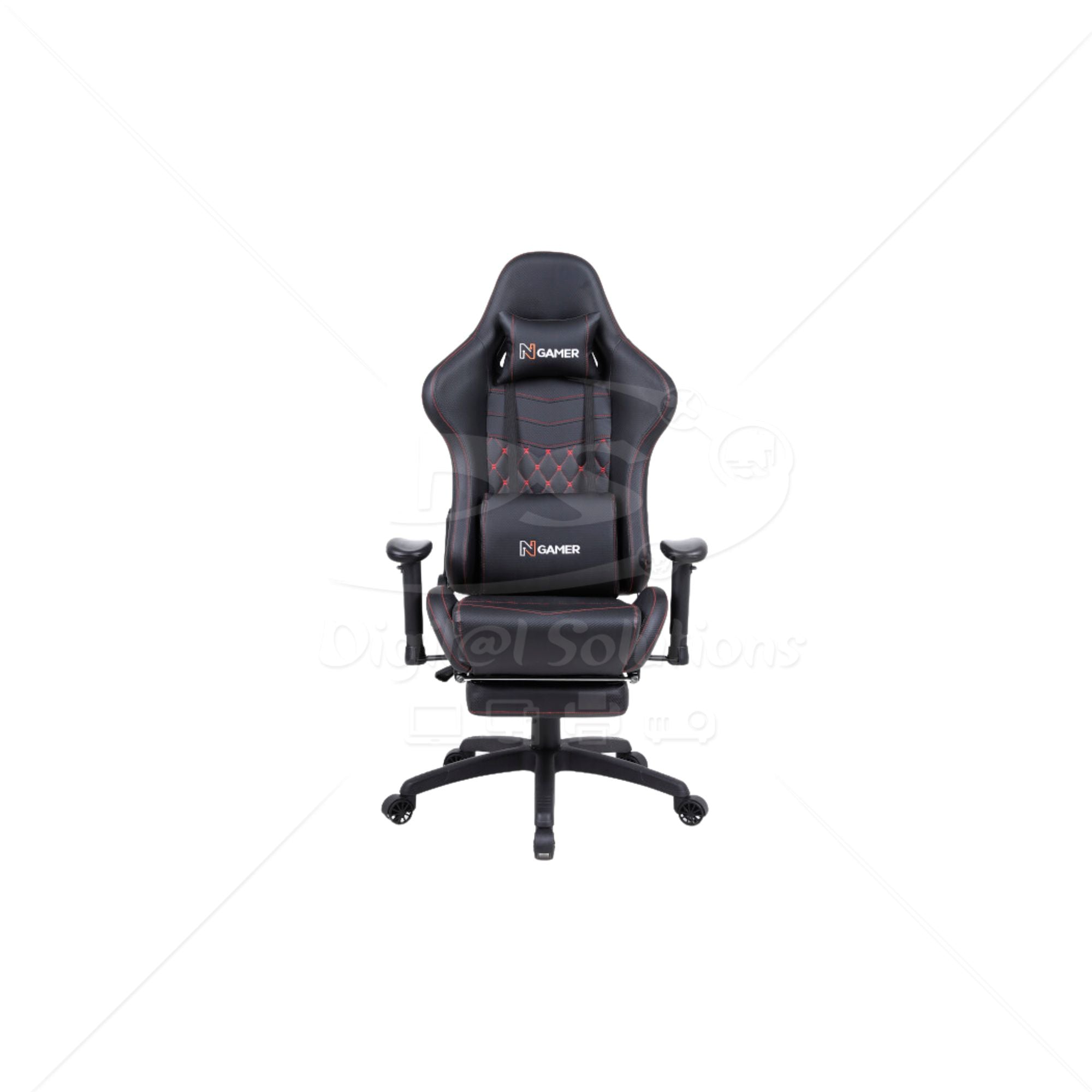Silla Nenotech A68815 PRO color Negro con Reposa pies