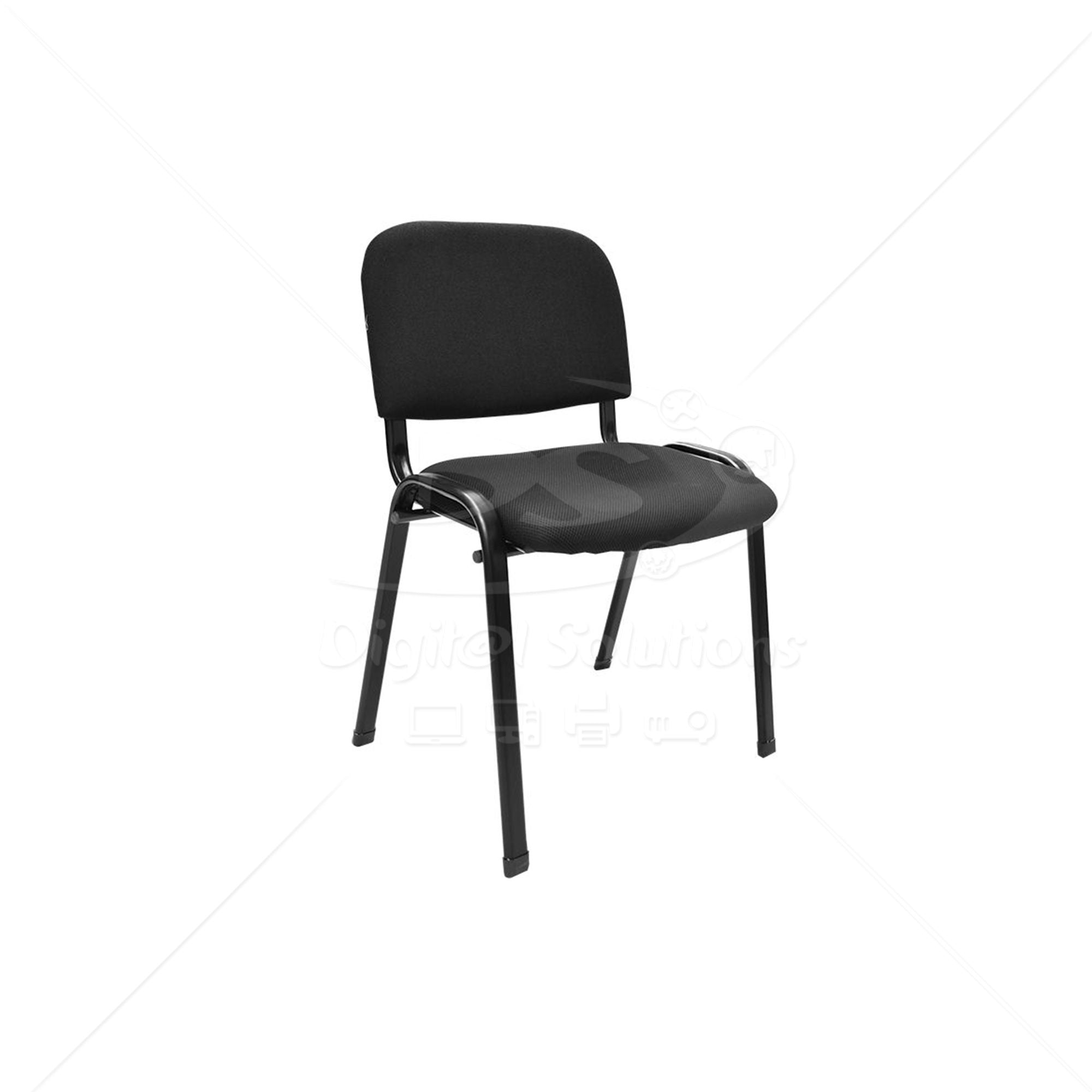 Silla de Espera Tela de color Negro