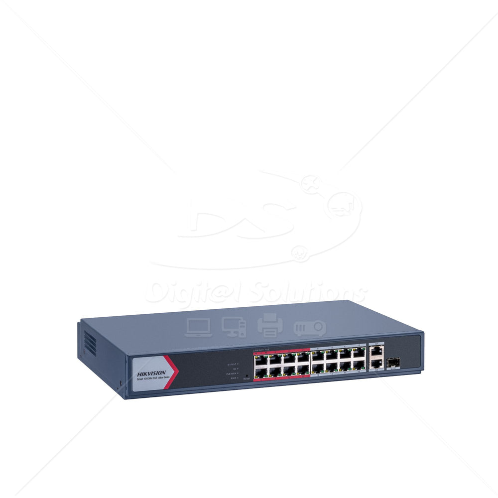 Switch 16P FE ADM POE 130W HIKVISION DS-3E1318P-EI/M