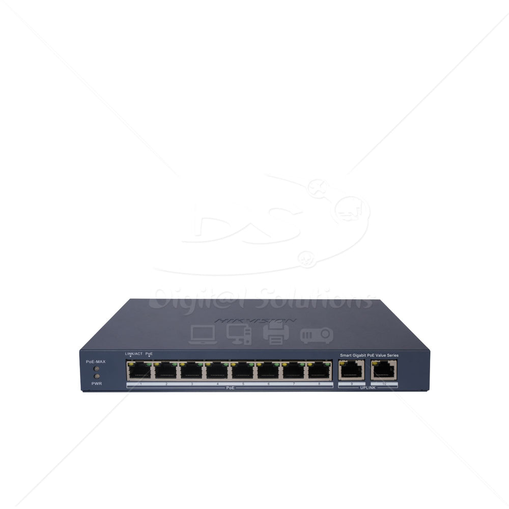 Switch 8P GE ADM POE 60W HIKVISION DS-3E1510P-EI/M