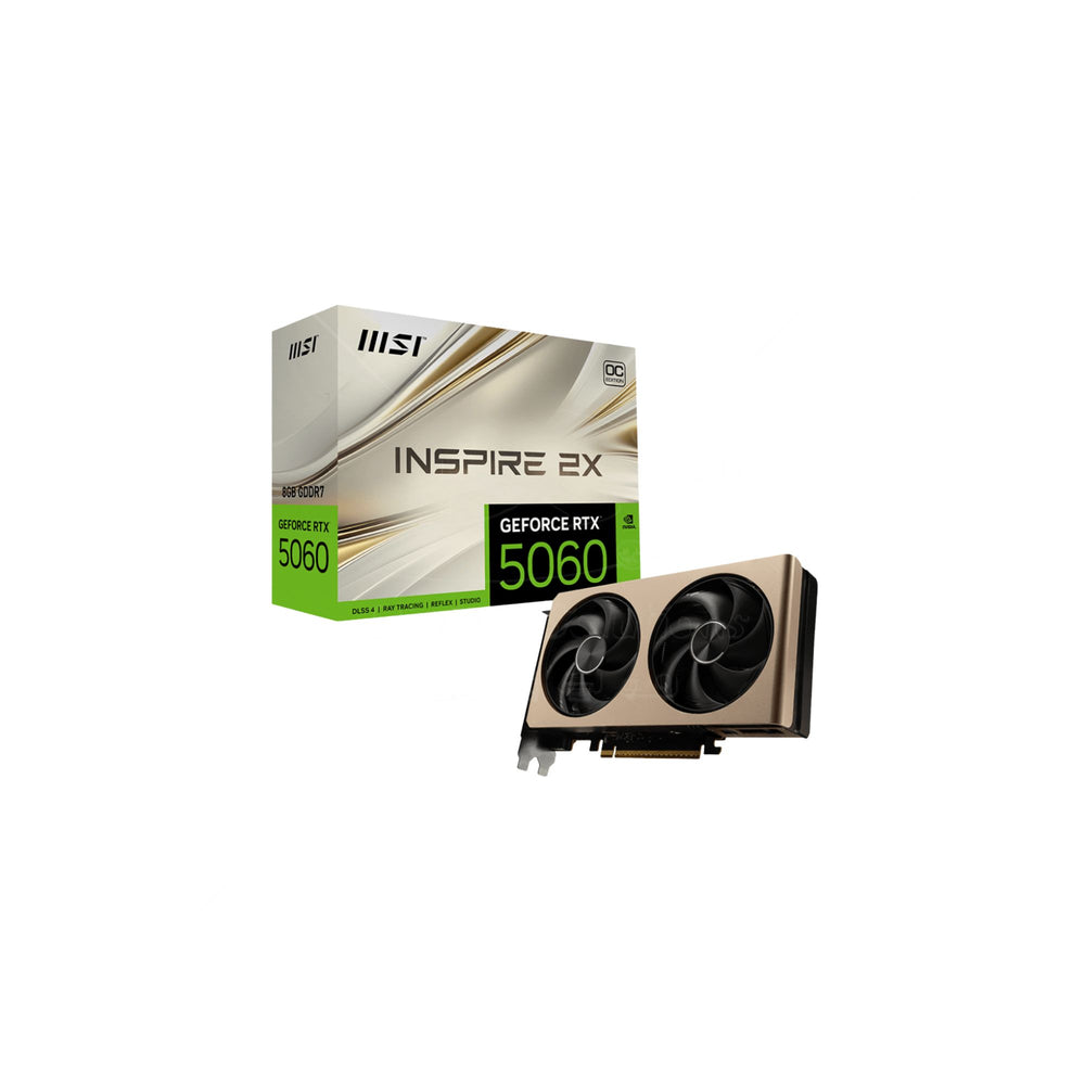 Tarjeta Gráfica MSI INSPIRE RTX 5060 8G OC EDITION GDDR7