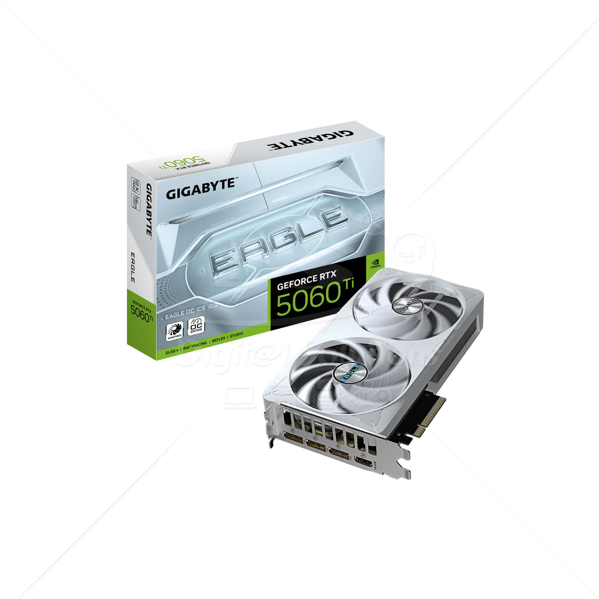 Tarjeta Gráfica PCI-E Gigabyte RTX 5060 TI Eagle OC ICE 16G GDDR7 GV-N506TEAGLEOC