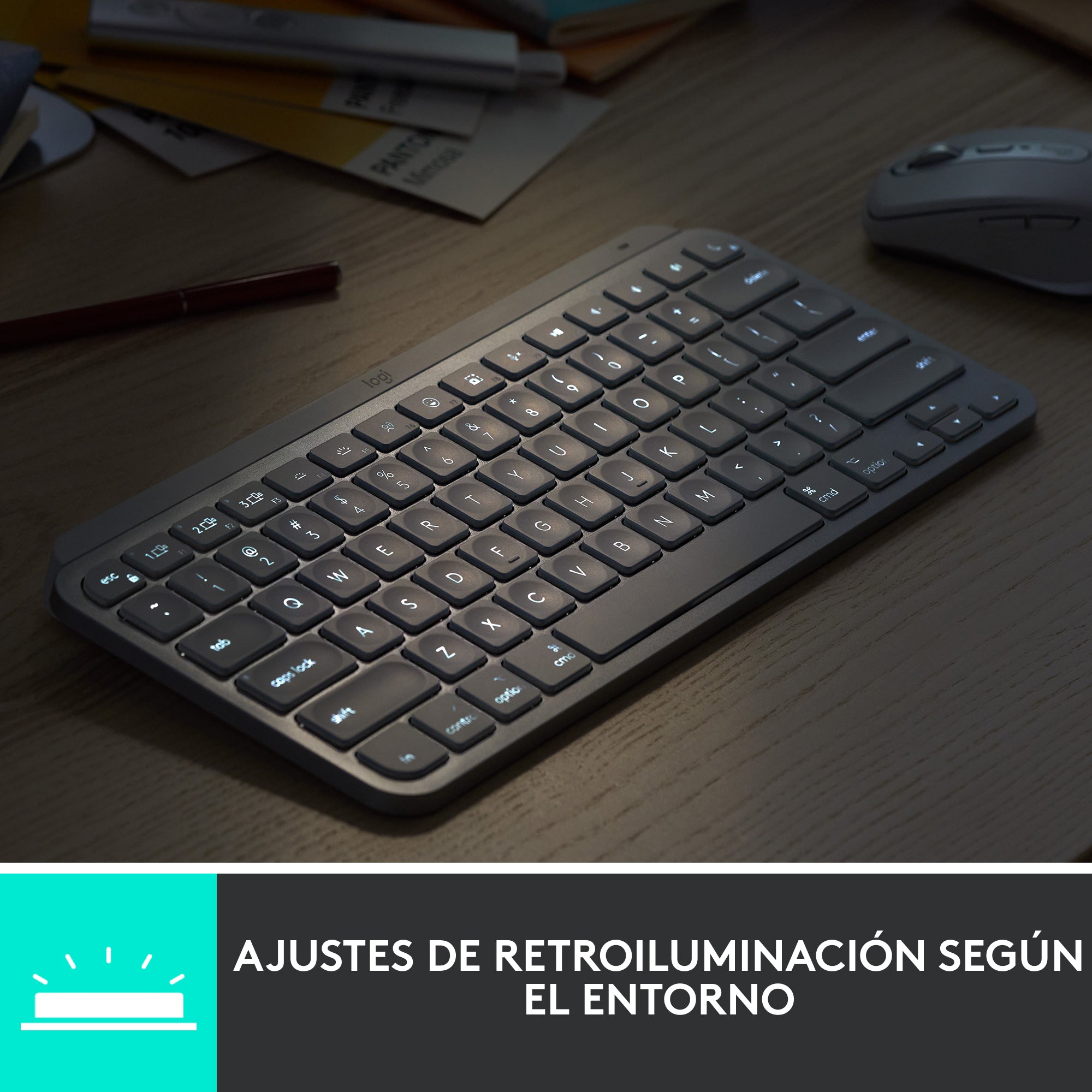 Teclado Inalámbrico Logitech MX Keys Mini