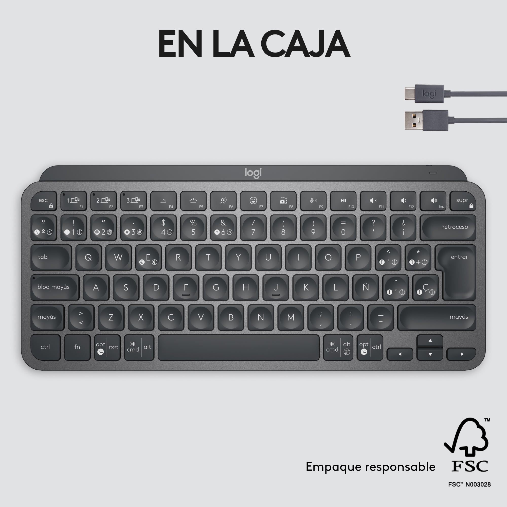 Teclado Inalámbrico Logitech MX Keys Mini