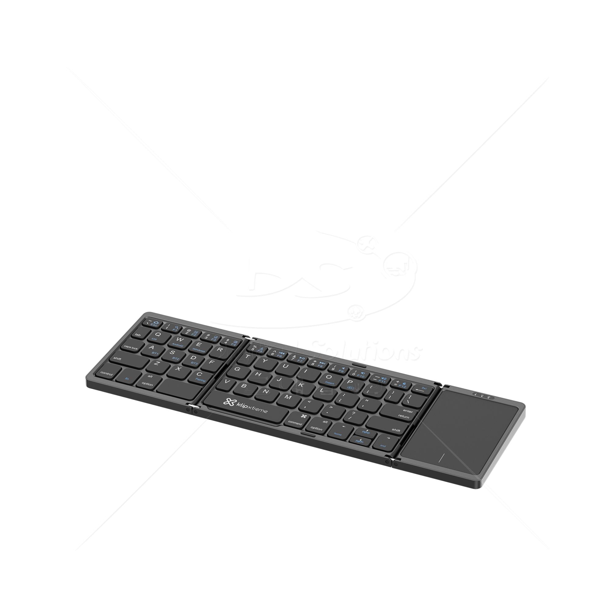 Teclado Klip Xtreme Bluetooth Plegable KCK-650S-BK Recargable