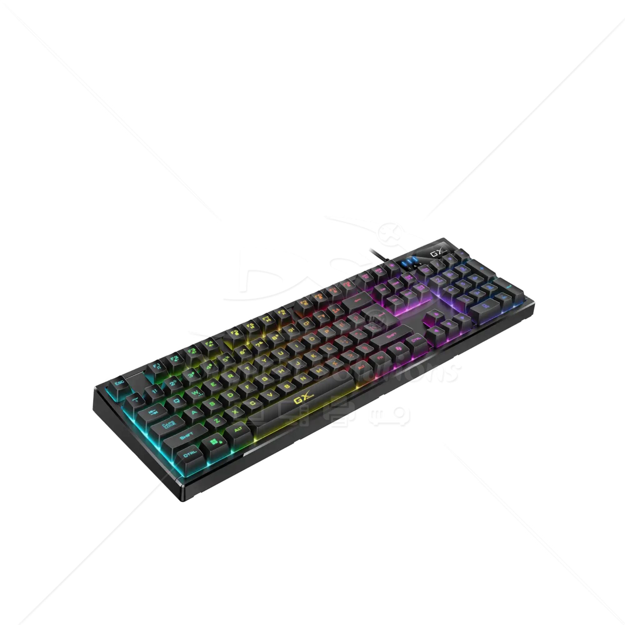 Teclado USB GENIUS SCORPION K7 RGB color Negro