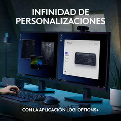 Teclado inalámbrico Bluethooth Logitech MX Keys S, USB-C