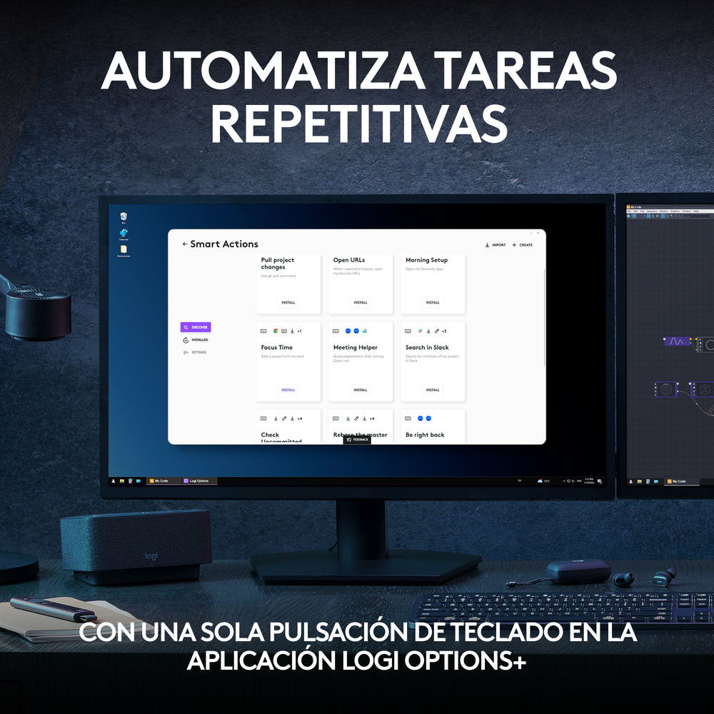 Teclado inalámbrico Bluethooth Logitech MX Keys S, USB-C