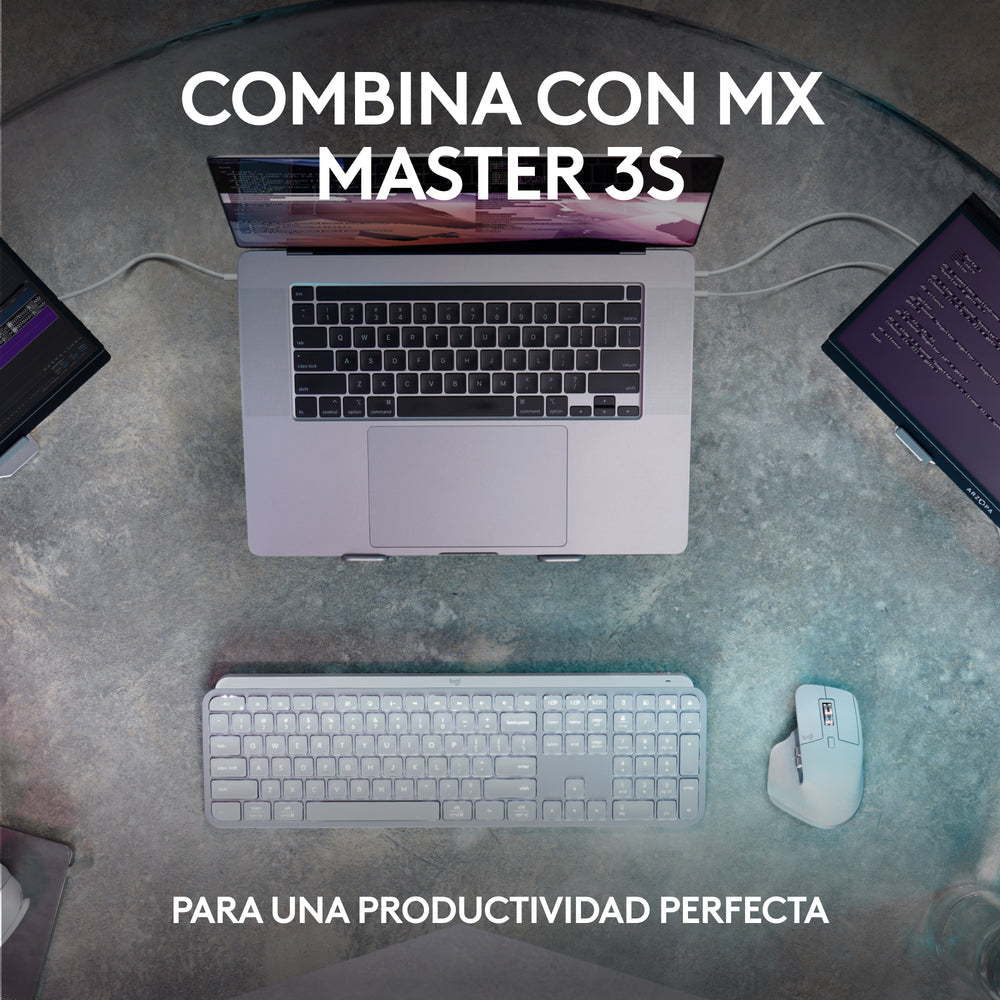 Teclado inalámbrico Bluethooth Logitech MX Keys S, USB-C