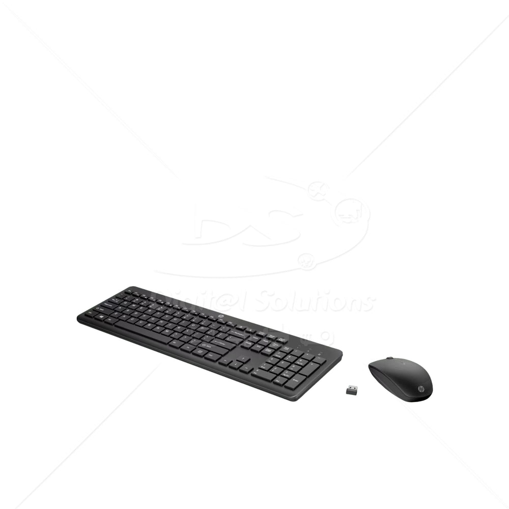 Teclado y Mouse Wireless HP 230 color Negro 18H24AA
