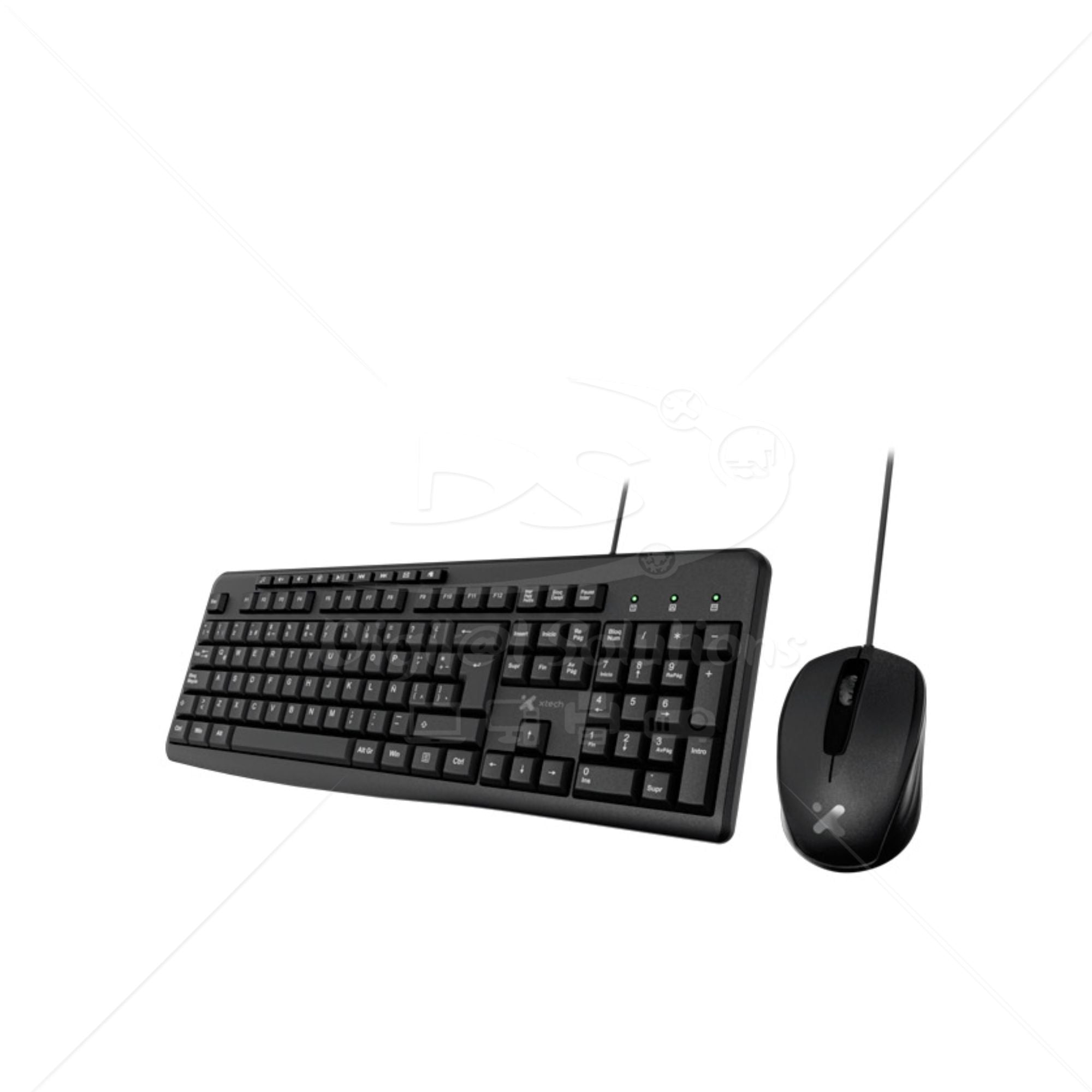 Teclado y Mouse Xtech XTK-302S USB