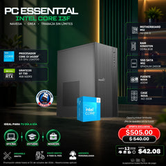 CPU Essential Intel Core i3 14va F
