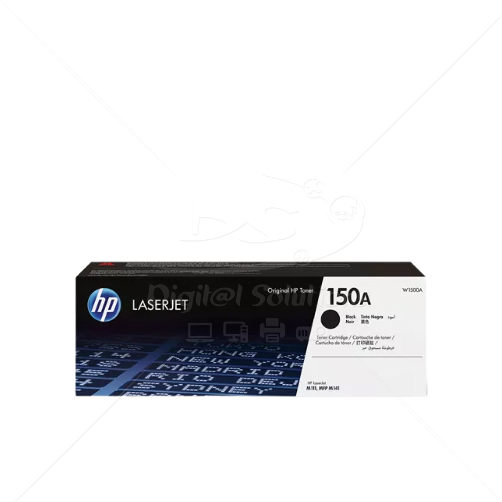 Tóner HP 150A W1500A BK