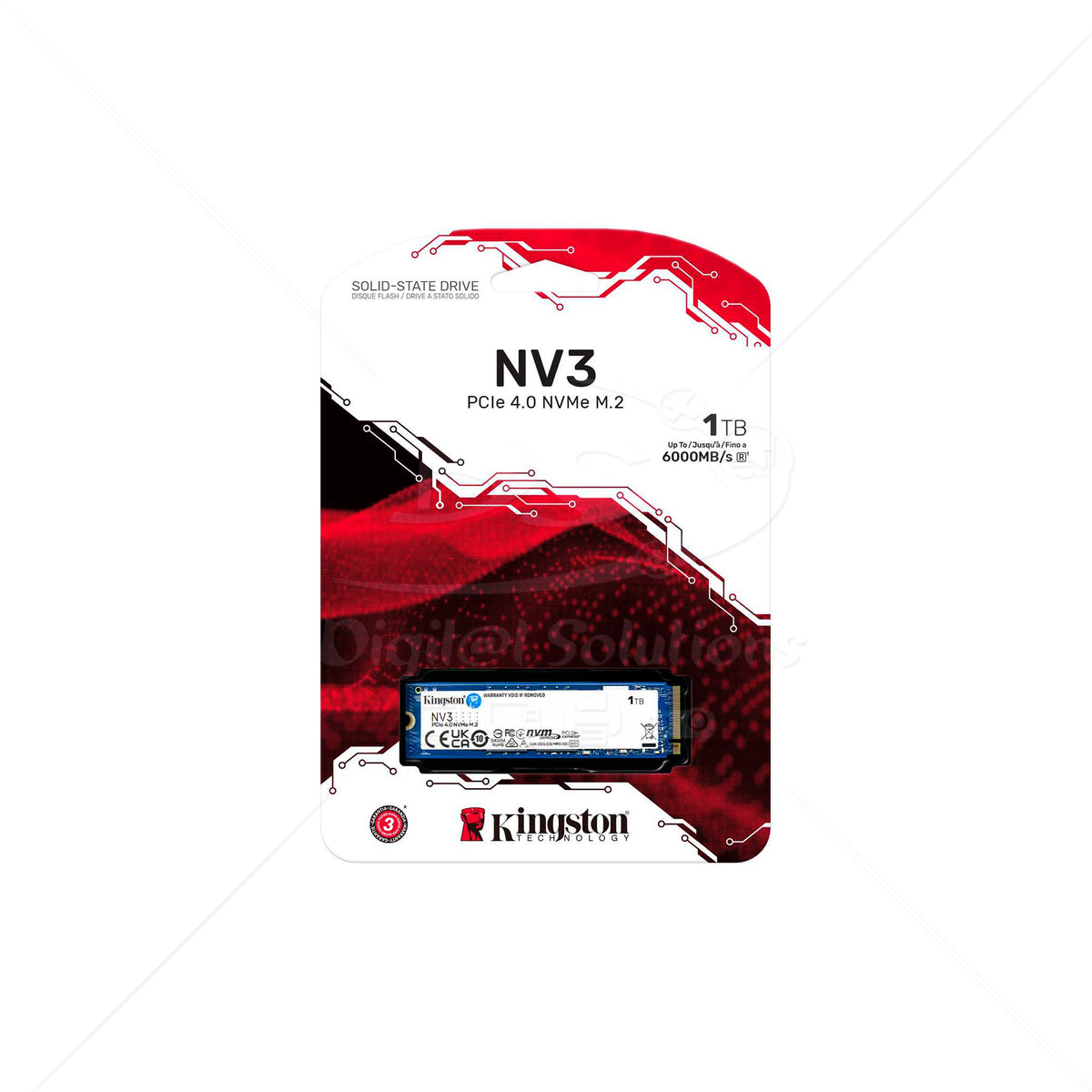 Unidad de Estado Sólido Kingston SNV3S/1000G 1TB